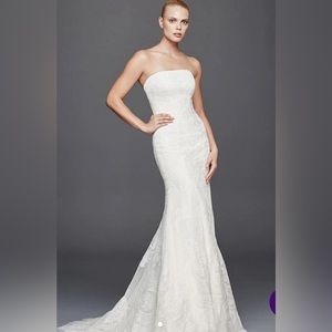 Zac Posen White Strapless Wedding Dress